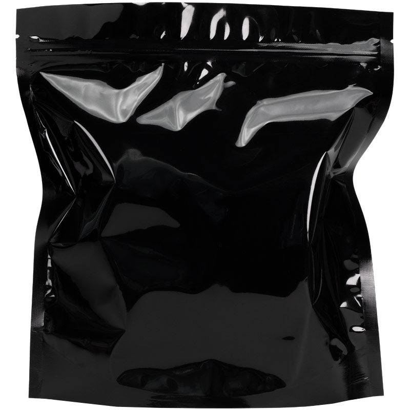 New! 1/4lb Black and Clear Mylar Bags