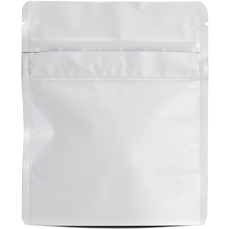 New! Matte White Child Resistant 1/8oz Bags