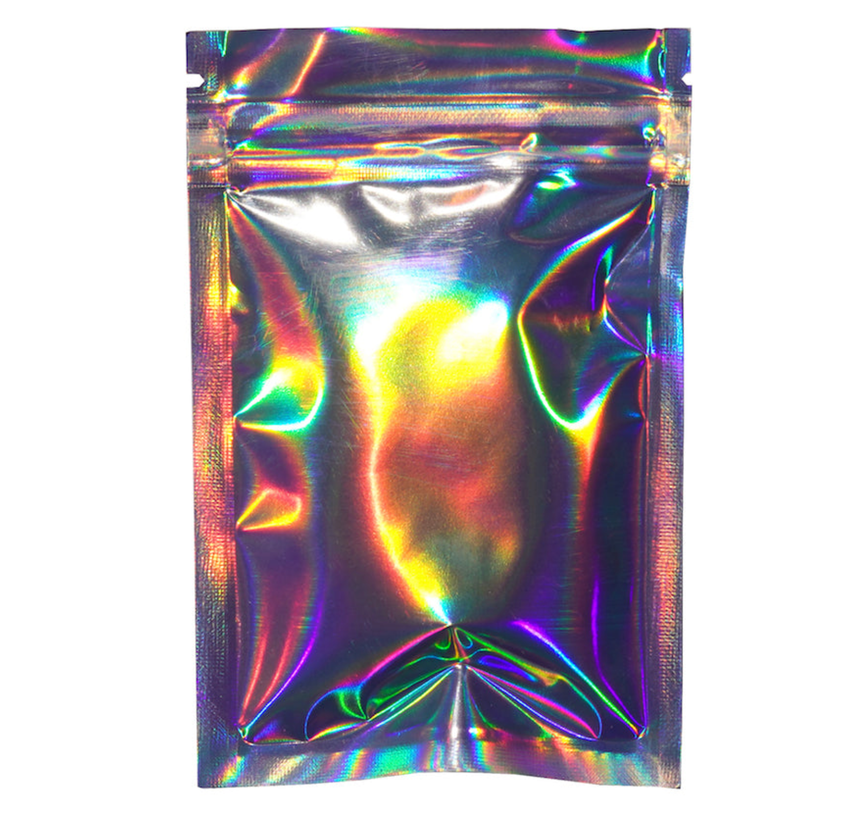 1 Gram Mylar Bags - Holographic / Clear