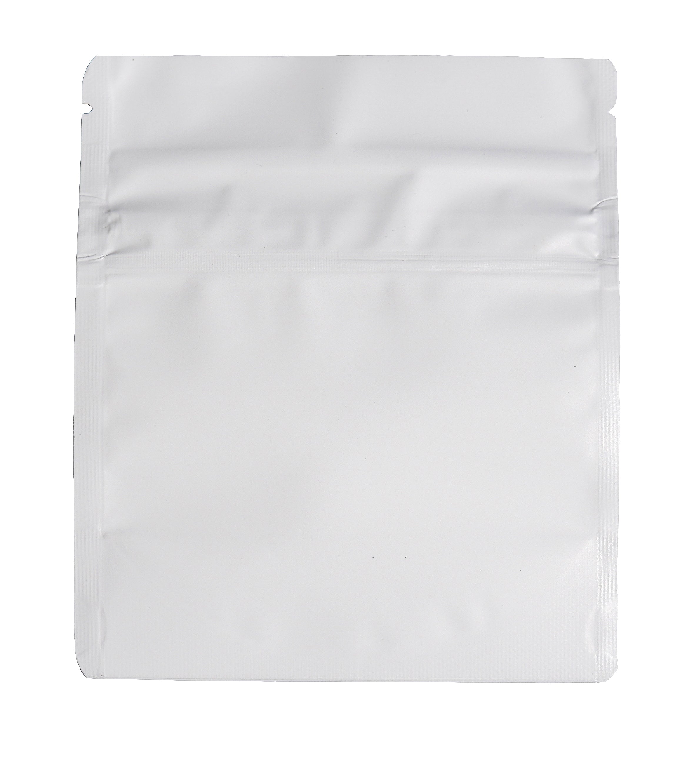 1/8oz Child Resistant Mylar Bag - Matte White
